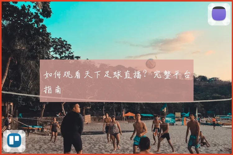 如何观看天下足球直播？完整平台指南